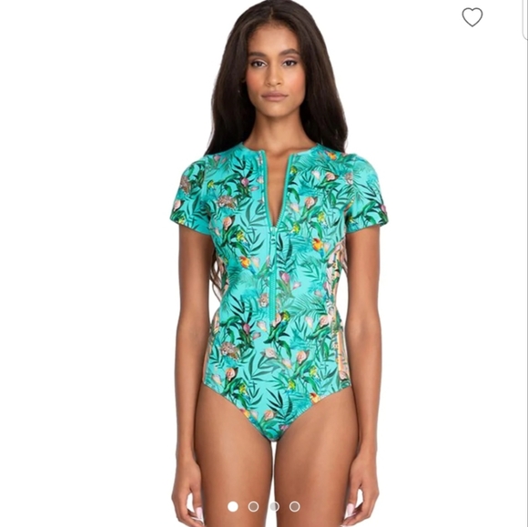 Johnny Was Taina Neoprene one Piece Swimsuit - Picture 12 of 14